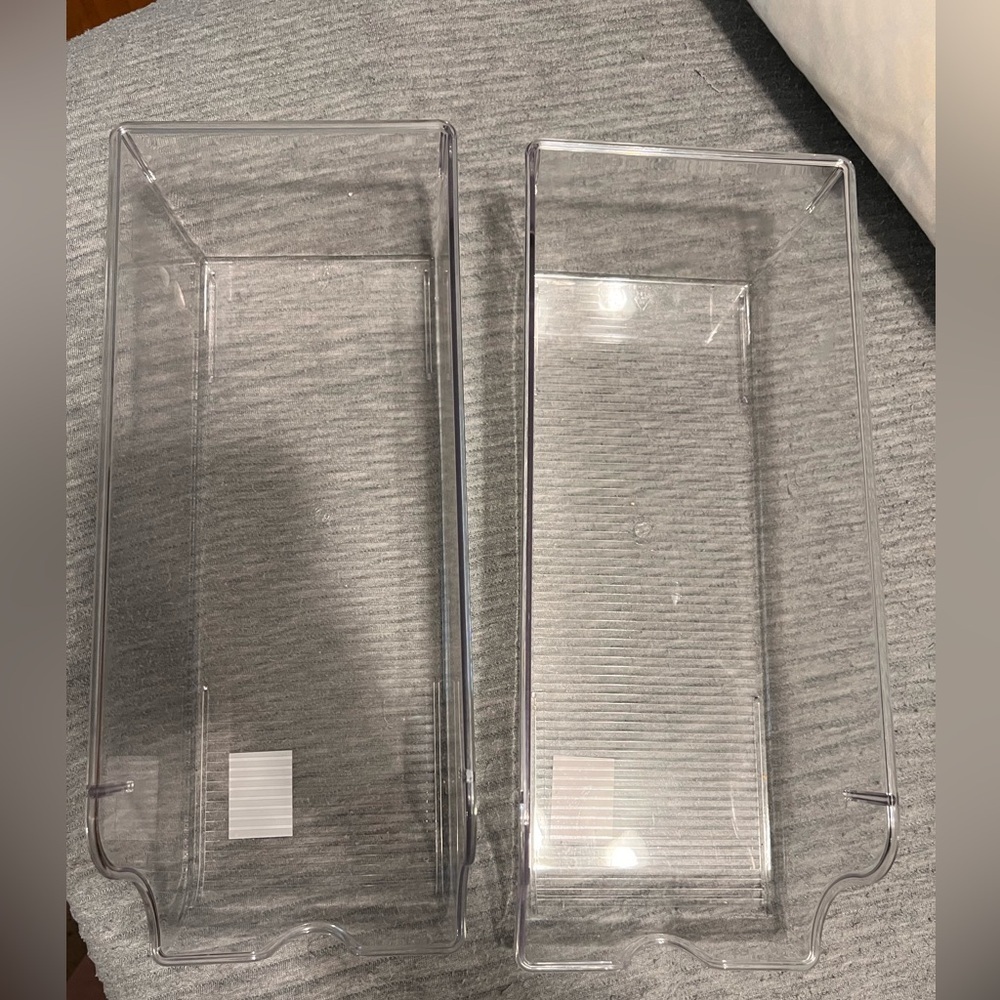 Clear Storage Bins